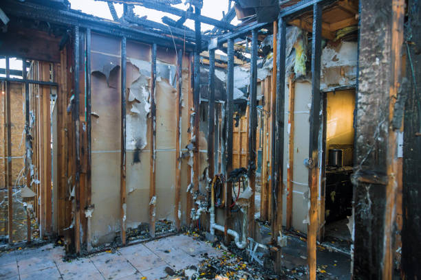 Professional Emergency Fire Cleanup technician working in Richwood, TX
